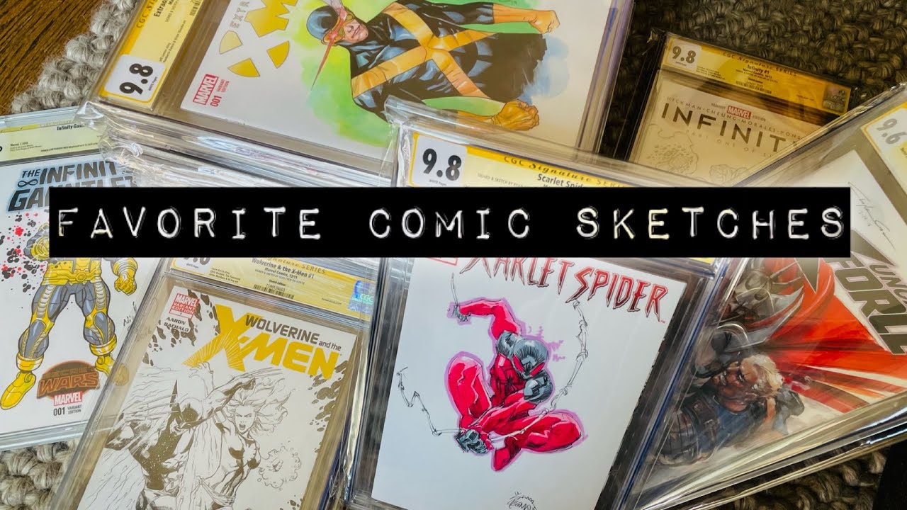 Original Comic Art Collection Spotlight: My favorite sketches from comic book artists 🔥