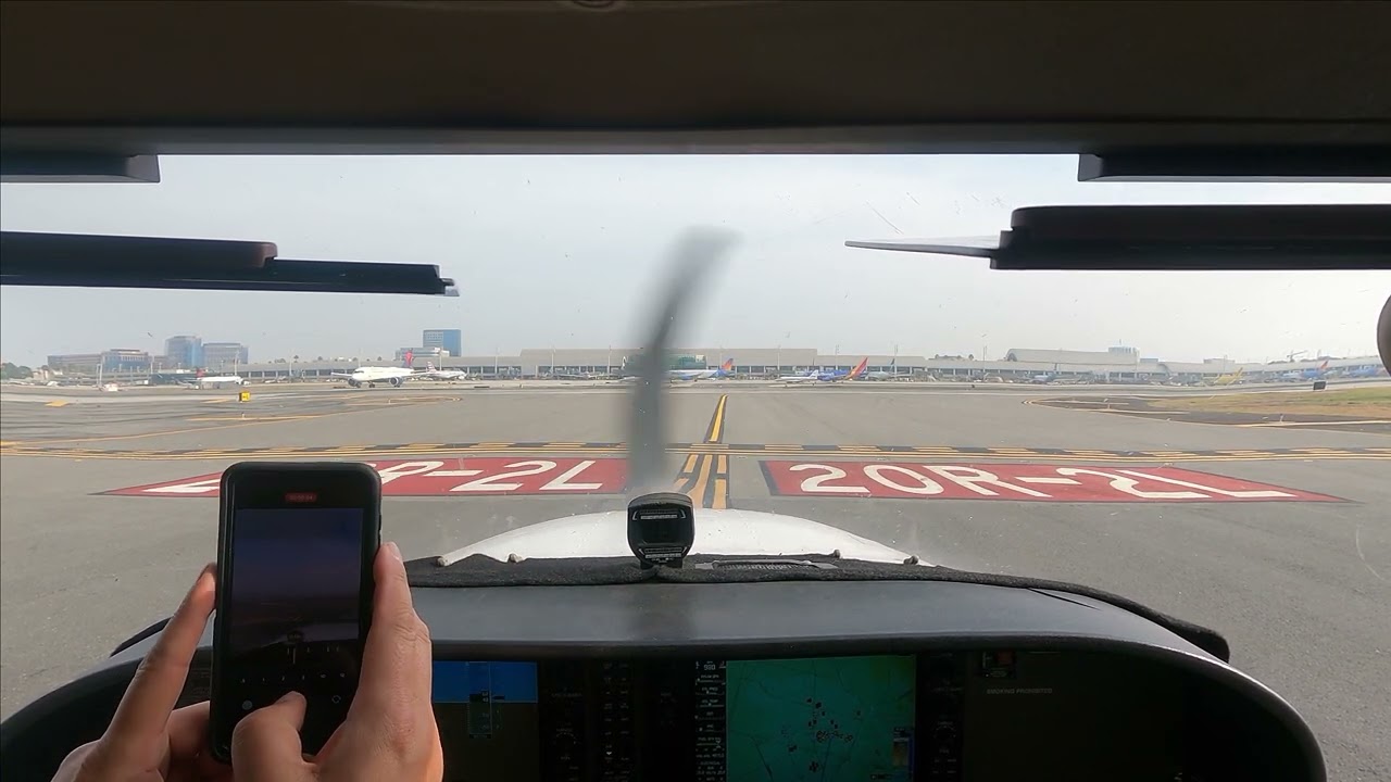 Cessna 172 IFR flight from John Wayne airport to Whiteman airport