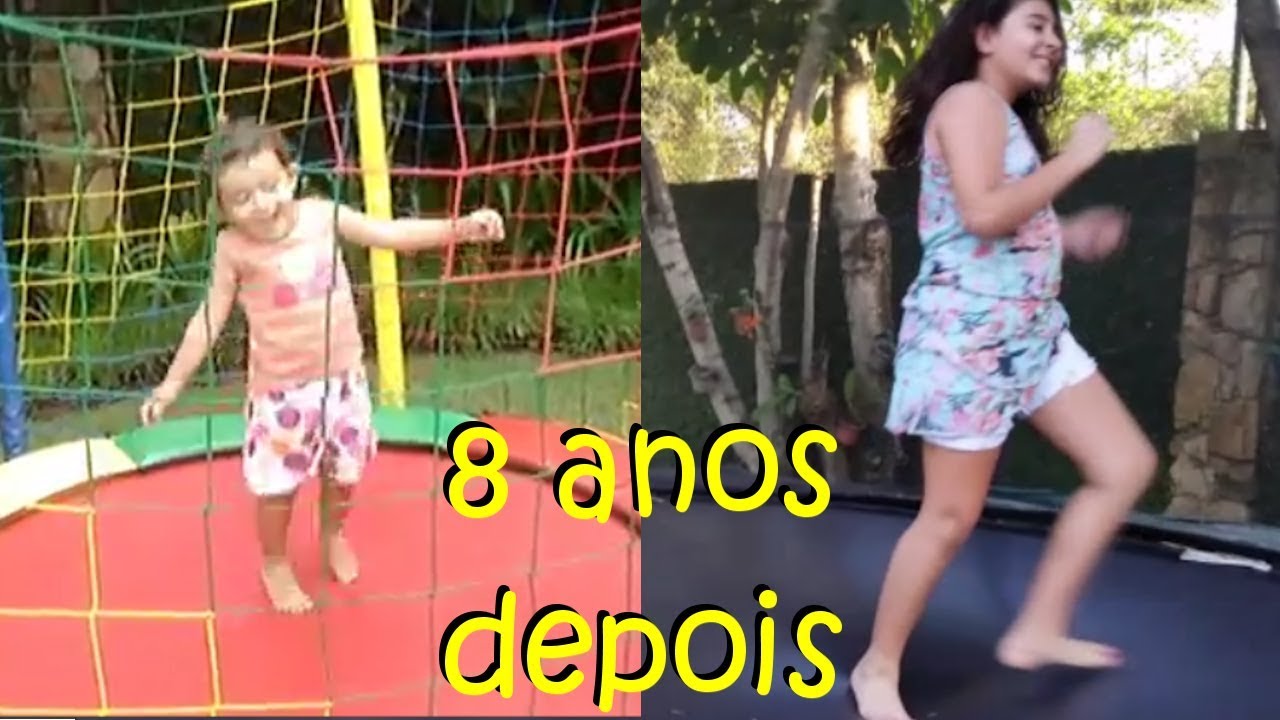 Luiza e o pula-pula 8 anos depois