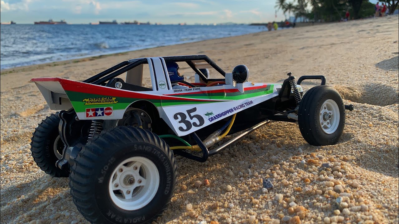 Tamiya Grasshopper Rc Fun On The Beach