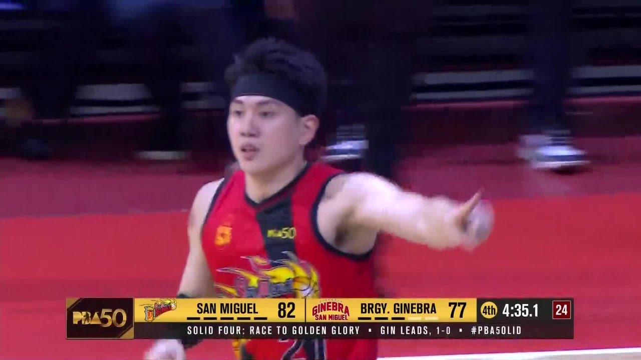 Teng TIMELY BUCKET and ASSISTS for San Miguel vs Brgy. Ginebra in 4Q | PBA Season 50 Philippine Cup