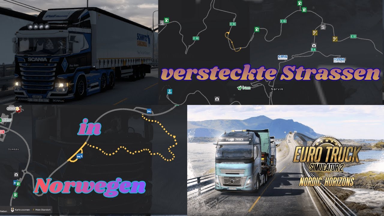 🚚 ETS2 1.57 / Nordic Horizons und versteckte Strassen 🚚