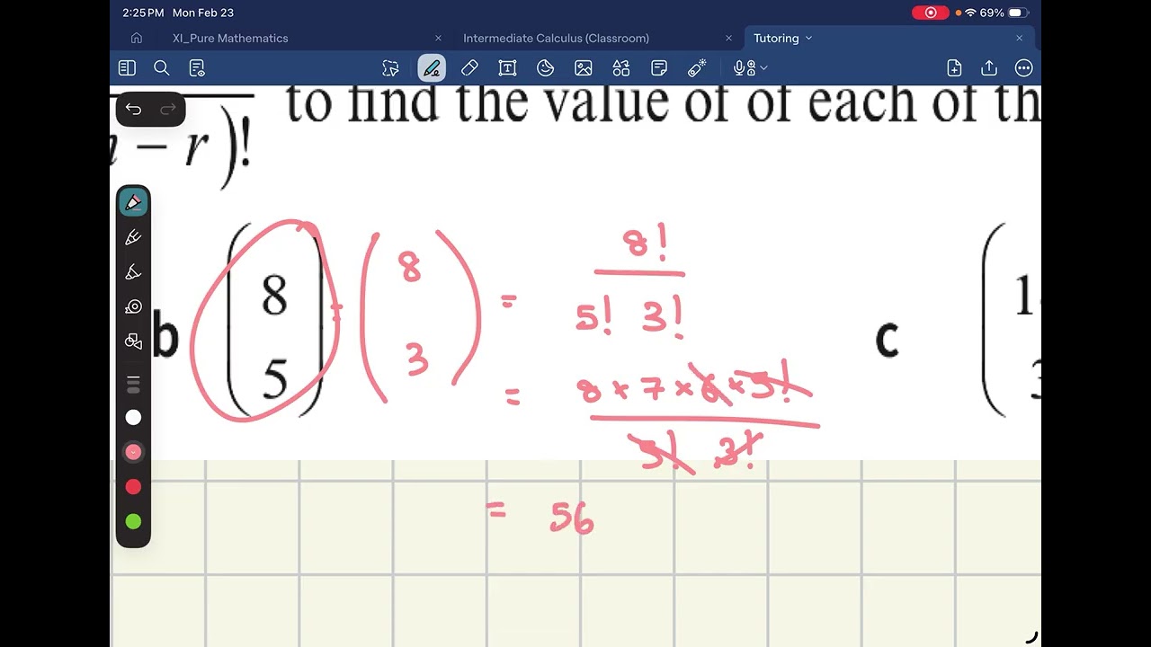 2.2 Binomial Coefficients