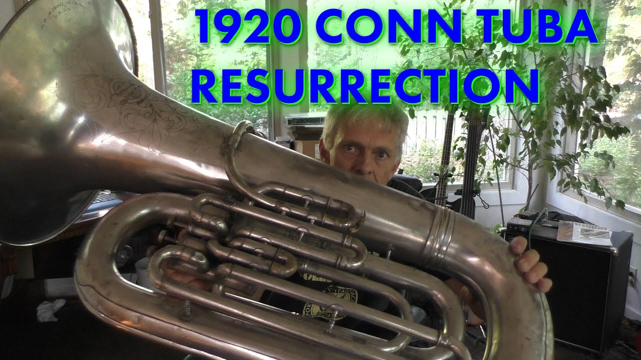 Профессиональная туба Conn New Wonder 1920 года, «Воскрешение».