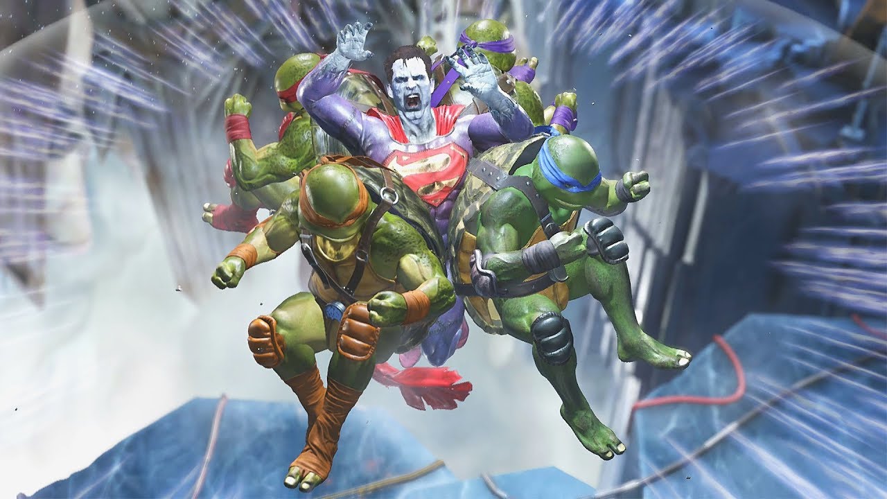 Injustice 2: TMNT Vs Bizarro | All Intro/Interaction Dialogues & Clash Quotes + Super Moves