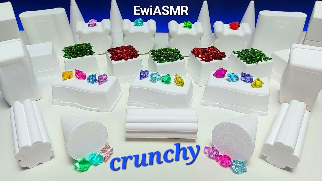 baking soda crushing asmr | diamond crunch