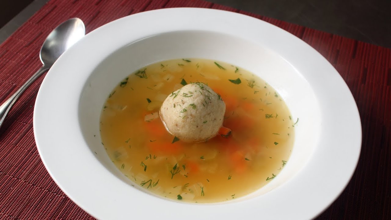 Turkey Matzo Ball Soup - Leftover Turkey Soup Recipe for Thanksgivingukkah