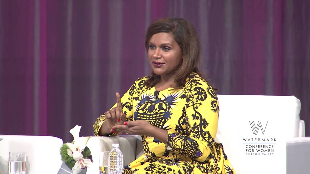 Mindy Kaling and Cindi Leive at the 2016 Watermark Conference for Women