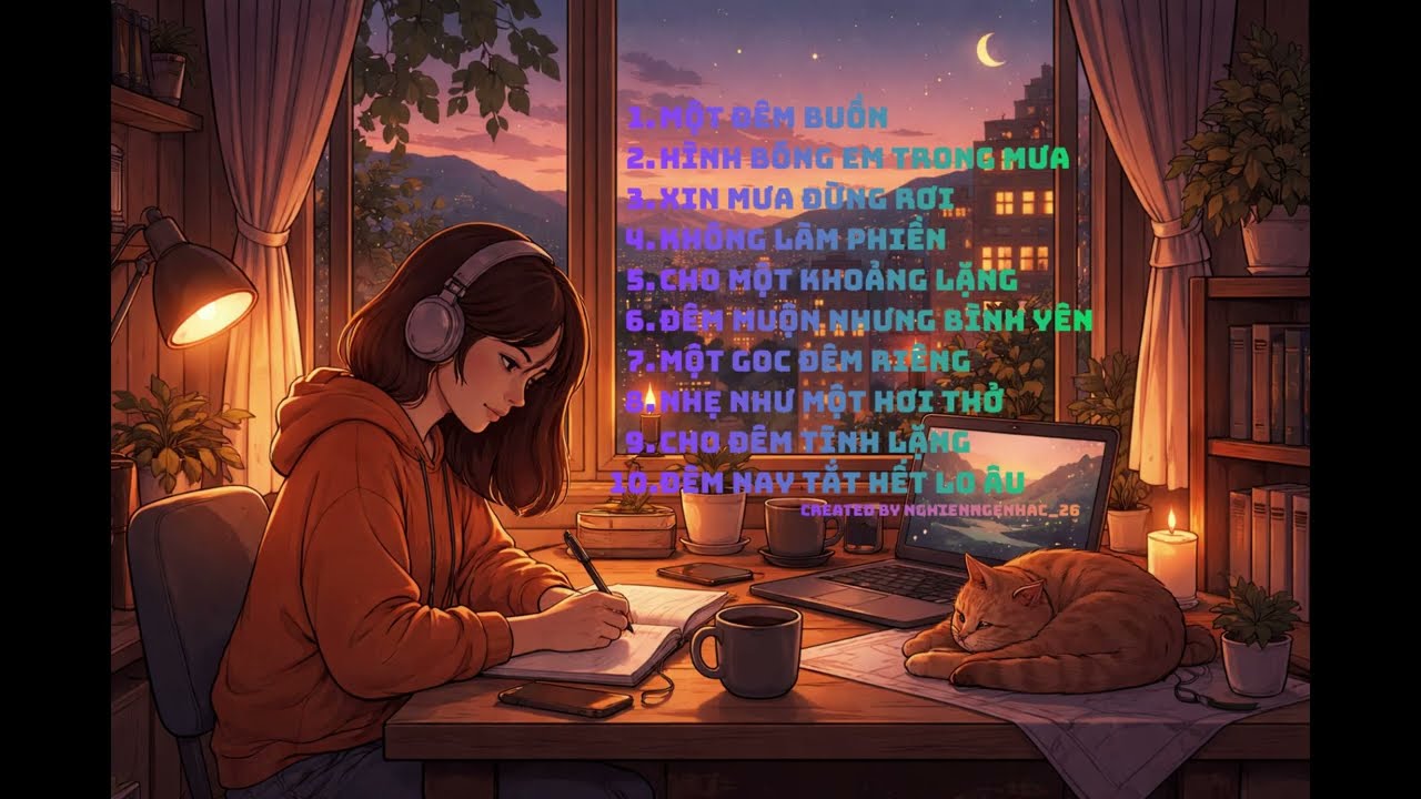 CHILL LOFI – NGHE ĐÊM KHUYA – DỄ NGỦ 🌙