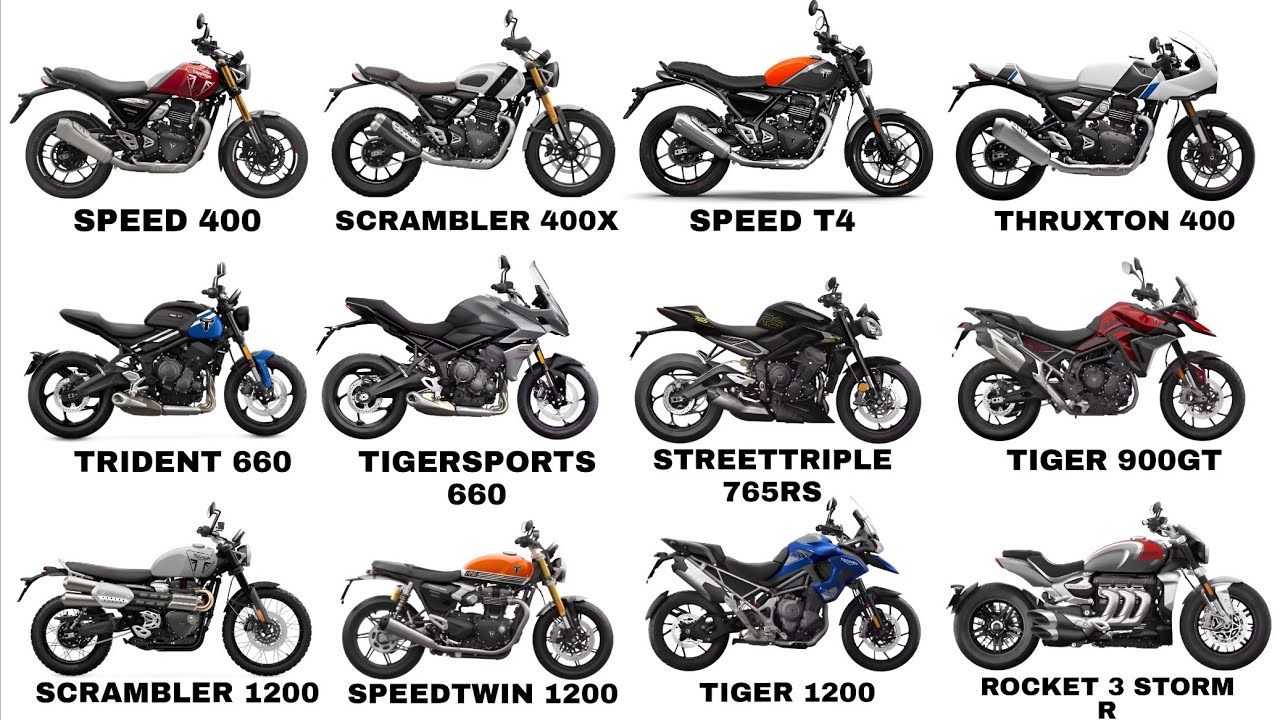 Triumph Exhaust Symphony 🔊 | 400cc to 2500cc Comparison !