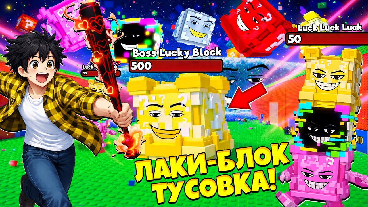 НОВАЯ ЛАКИ БЛОК ТУСОВКА И ИЗИ ИНФИНИТИ ! АДМИН АБЬЮЗ В СБЕГИ ОТ ЦУНАМИ в Роблокс!