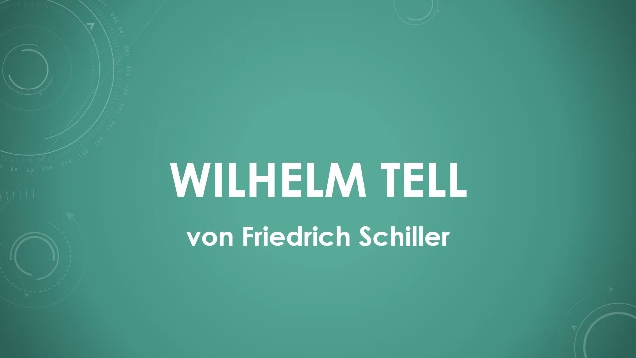 Friedrich Schiller - Wilhelm Tell einfach und kurz erklärt