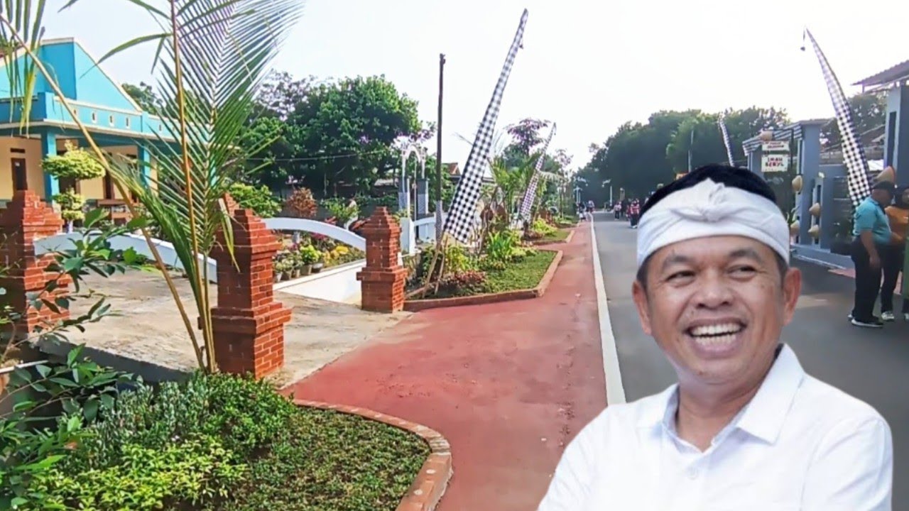 KDM memang Hebat...!!! Membangun Taman Indah dan Pagar dari Bata seperti Jaman Kerajaan