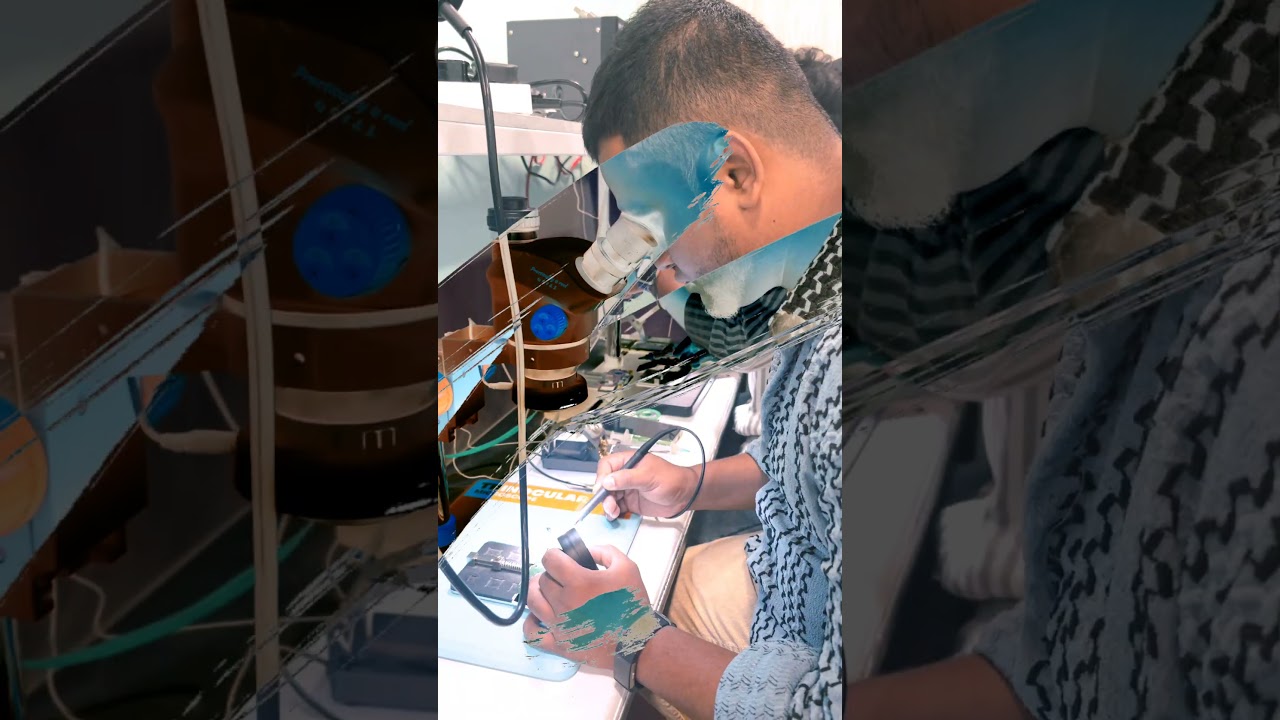 Mobile Repairing How To Use Microscope 