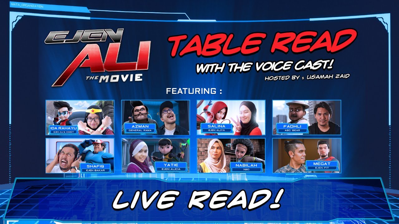 Ejen Ali The Movie Table Read