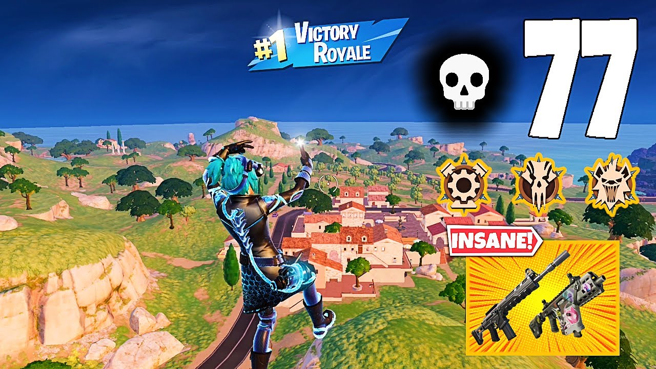 77 Elimination Solo Vs Squads 