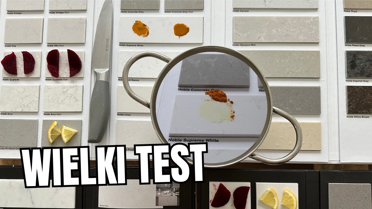 WIELKI TEST BLATÓW! | KONGLOMERAT KWARCOWY TECHNISTONE