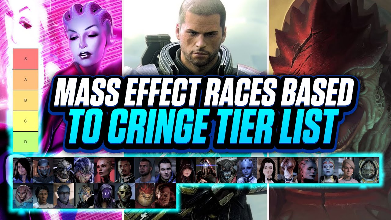 MASS EFFECT RACES BASED TO CRINGE TIER LIST