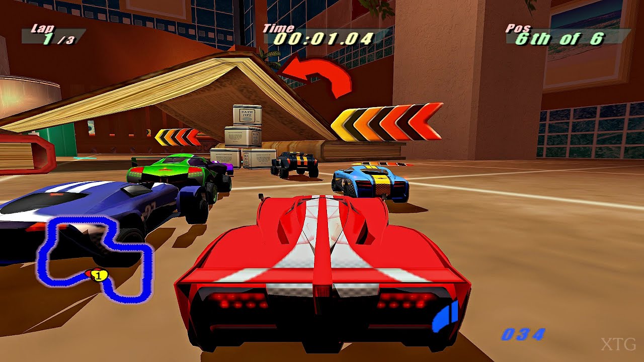 Room Zoom: Race for Impact PS2 Gameplay HD (PCSX2 v1.7.0)