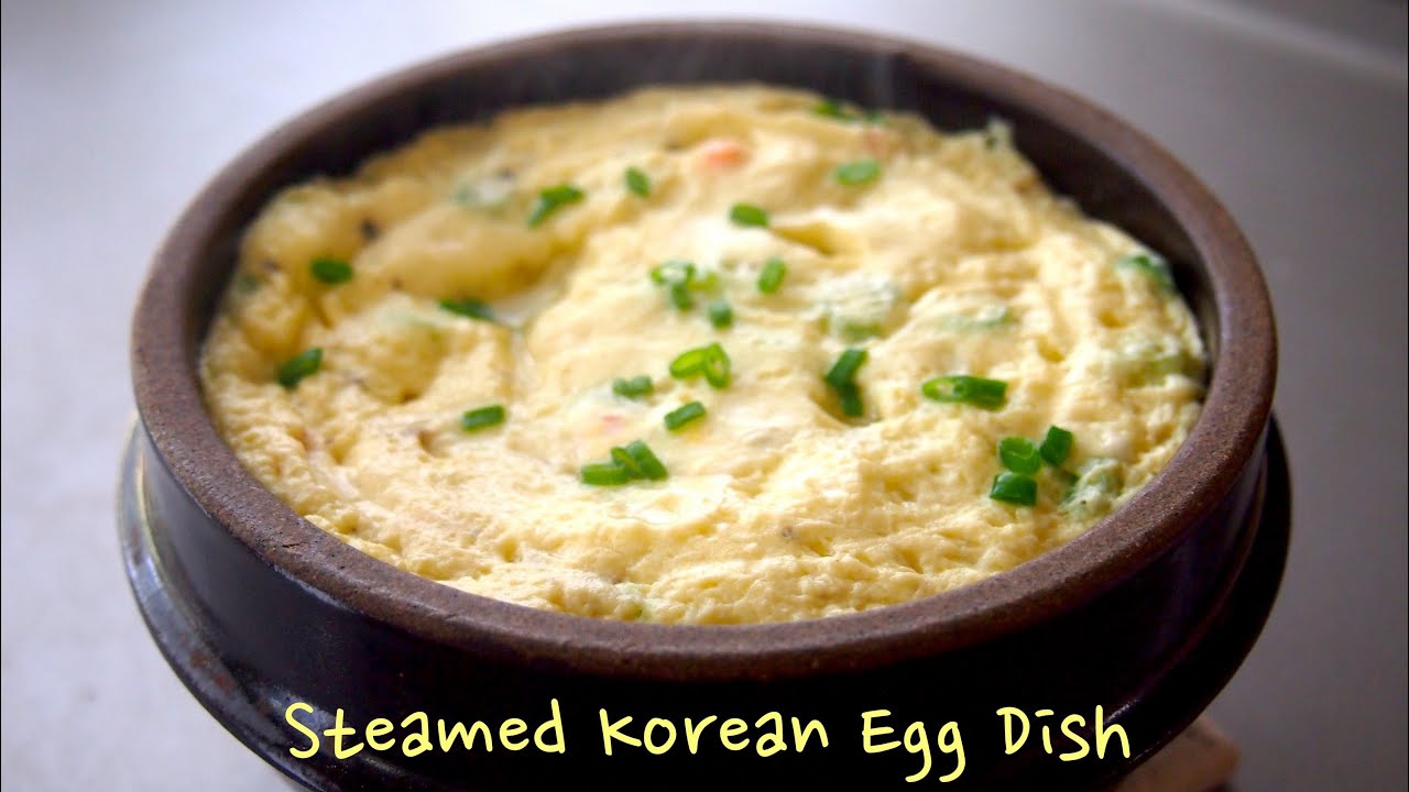 Easy Korean Fluffy Steamed Egg One-Pot Recipe