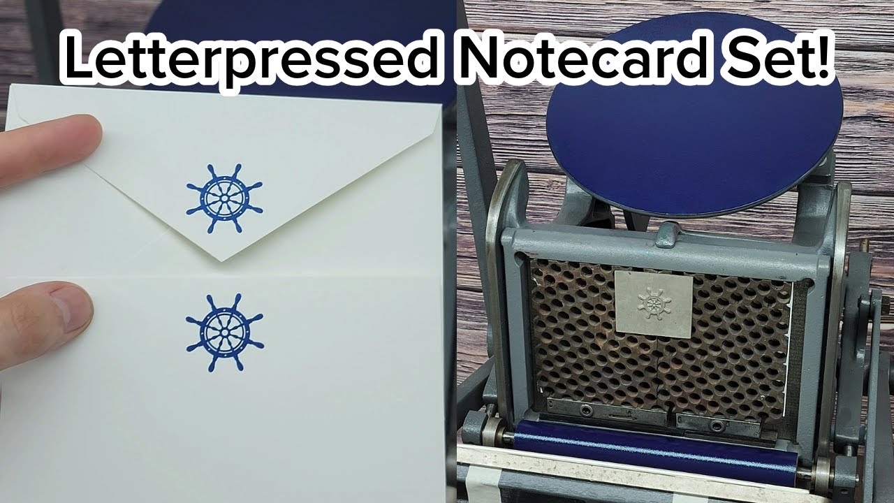 Letterpressed Notecard Set!