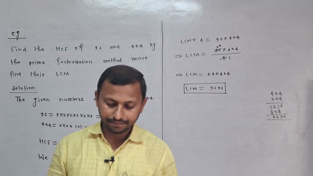 Real Numbers ( Examples - 3,4 , Exercise 1.1 - 1 )