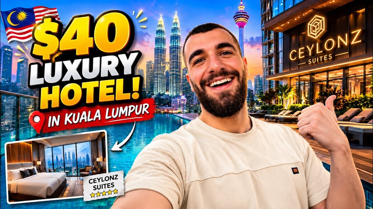 I Spent $40 on a “Luxury” Hotel in Kuala Lumpur…