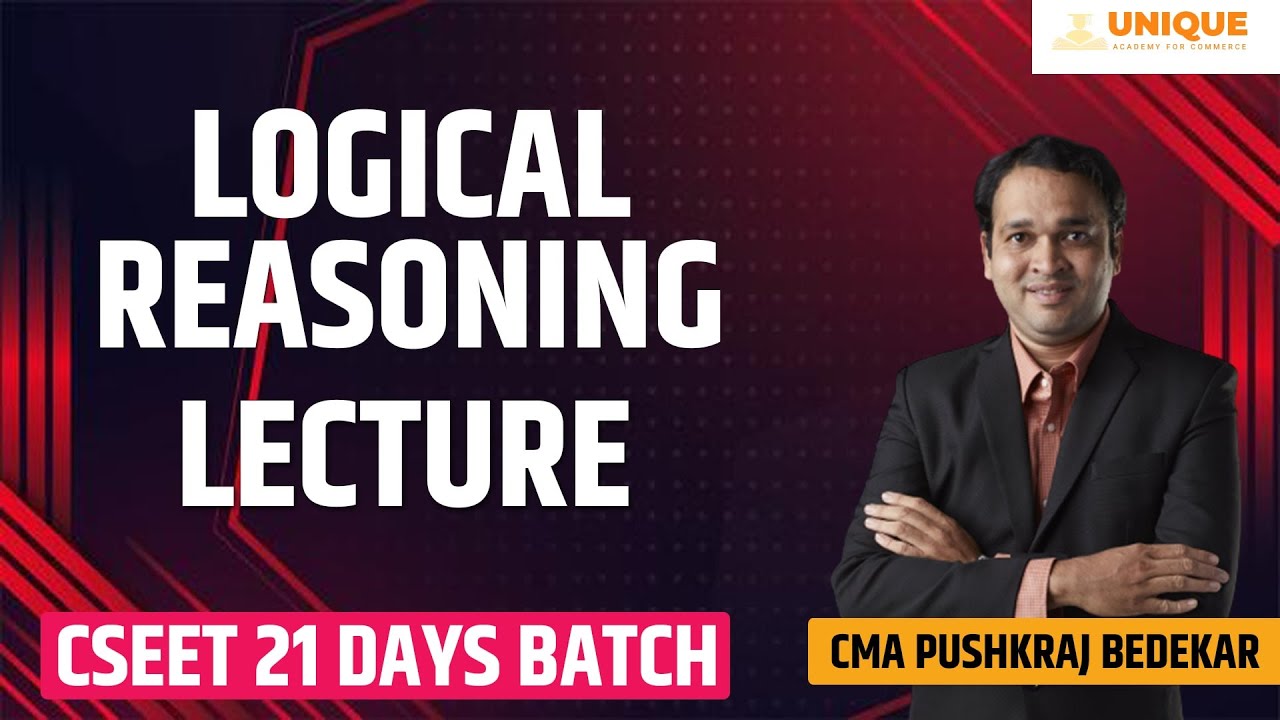 CSEET Video Lectures | CSEET Logical Reasoning Ranking Lecture 1 | CMA Pushkraj Bedekar