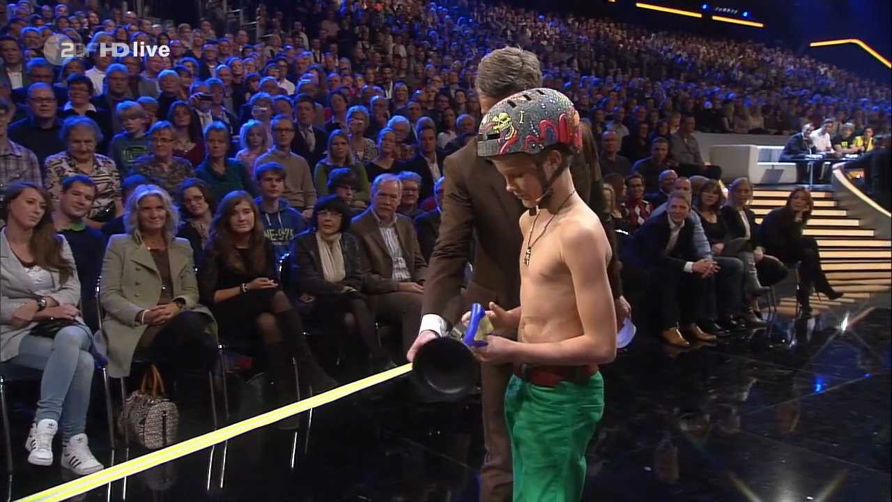 Tim und der Pömpel [in HD] - "Wetten, dass...?" Kinderwette
