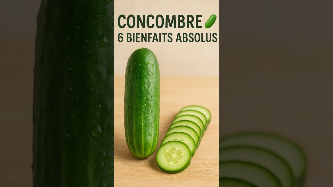 Les 6 bienfaits absolus du concombre