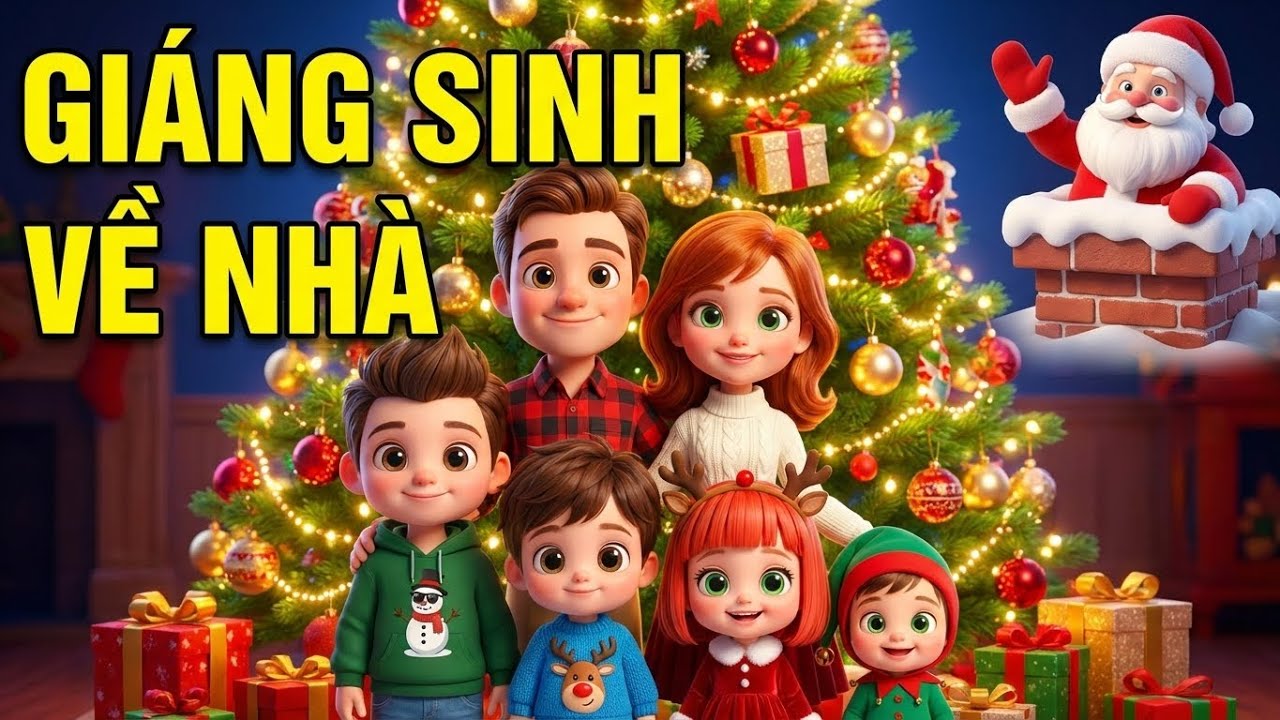 Giáng Sinh Về Nhà Ka Be 🎄 Nhạc Thiếu Nhi Noel Vui Nhộn & Ông Già Noel Tặng Quà 🎅