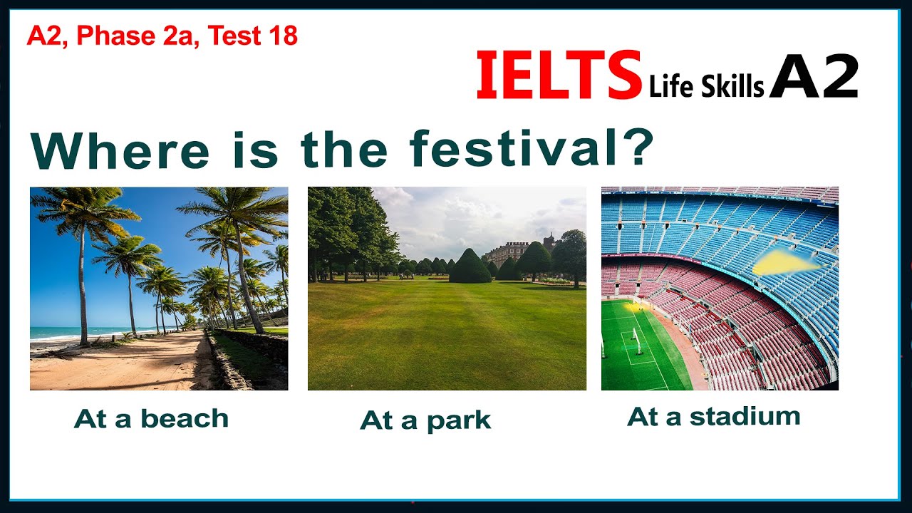 Тест IELTS Life Skills A2 Listening And Speaking 18 🇬🇧