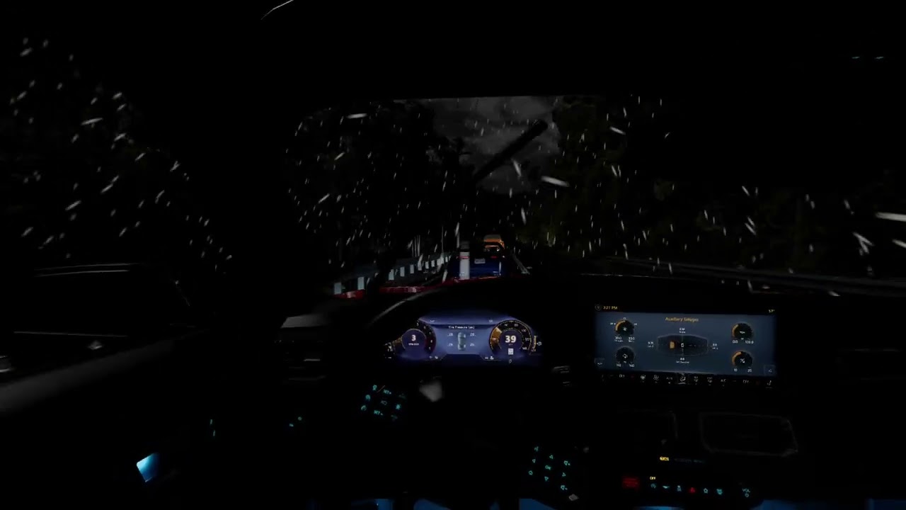 BEAM NG Rainy roads