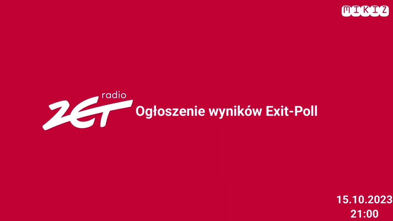 Radio ZET - Ogłoszenie Wynik&oacute;w Exit-Poll (Wybory Parlamentarne 2023)(15.10.2023)