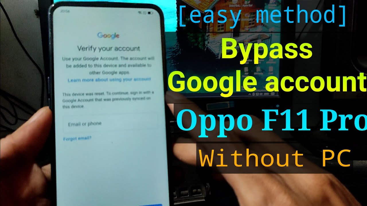Oppo F11 pro Google account bypass || FRP Bypass Oppo F11 Pro