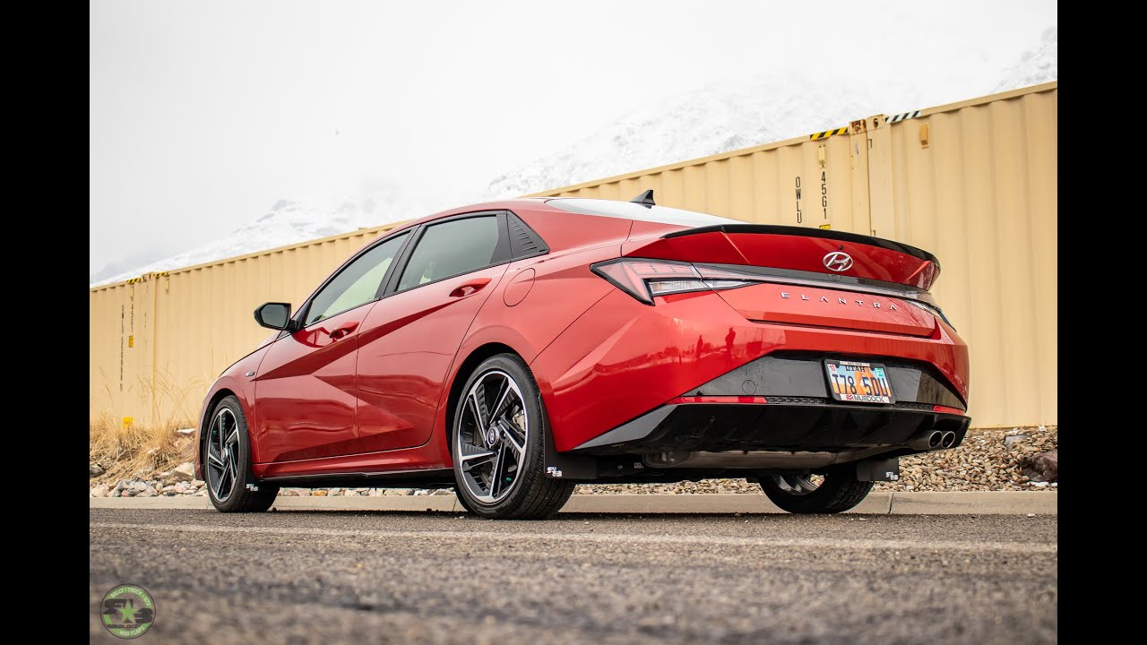 2021+ Hyundai Elantra N & N-Line: How to install Rokblokz Rally Style Mud Flaps.