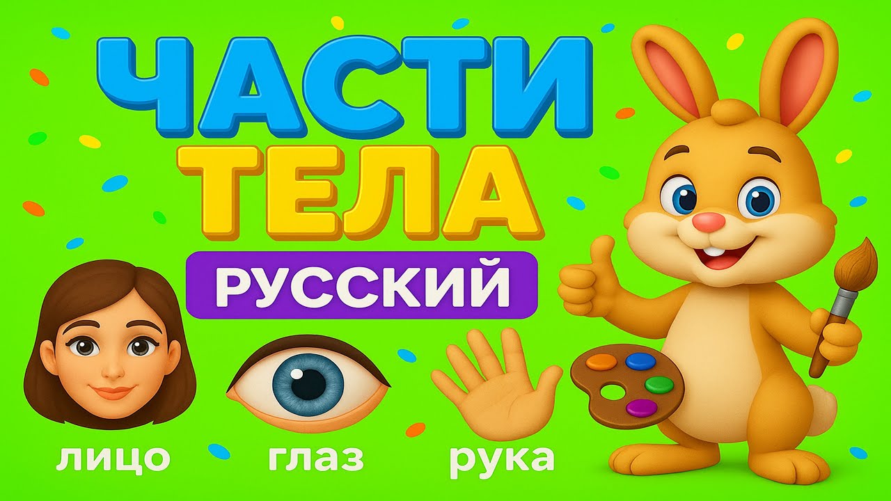 Покажи свои части тела! | Point to Your Body Parts!