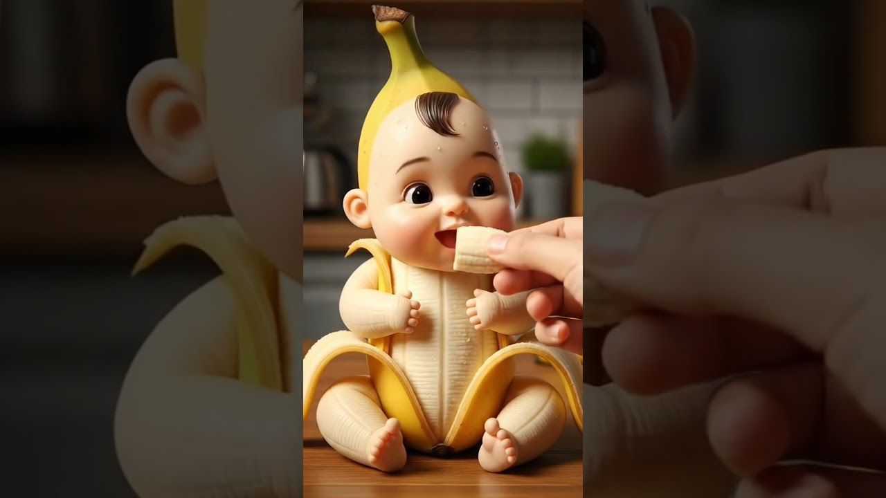 Cute Baby Eating Banana 🍌 | Funny Baby Moments | Baby 
