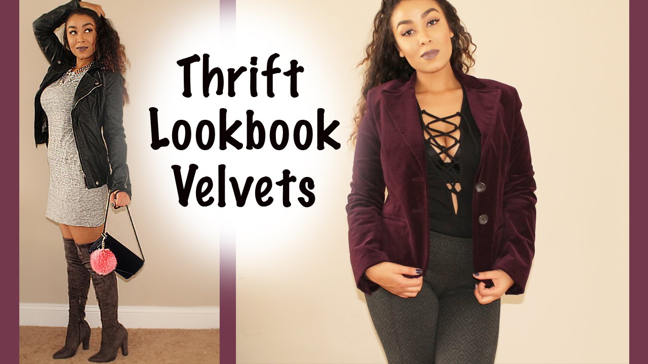 Thrift Lookbook 2016 | How I Style Velvet Finds | missmyluck91