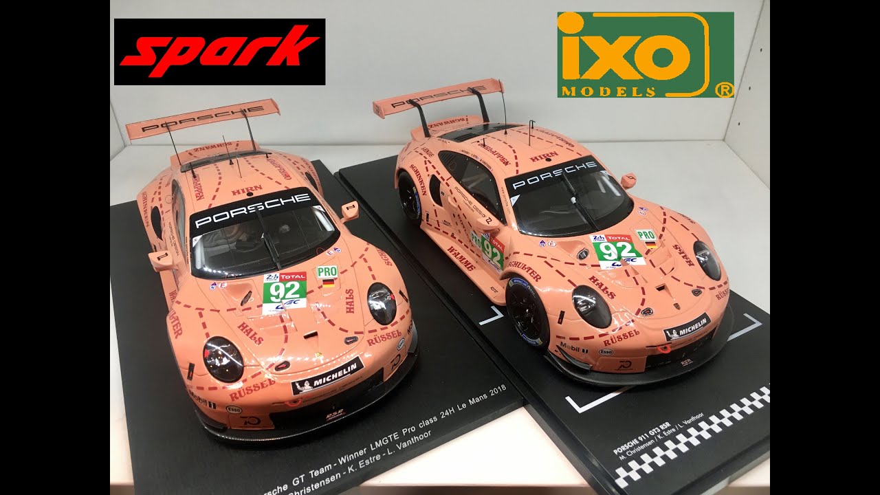 Porsche 911 RSR, Spark vs. IXO - 90% at 50% off!