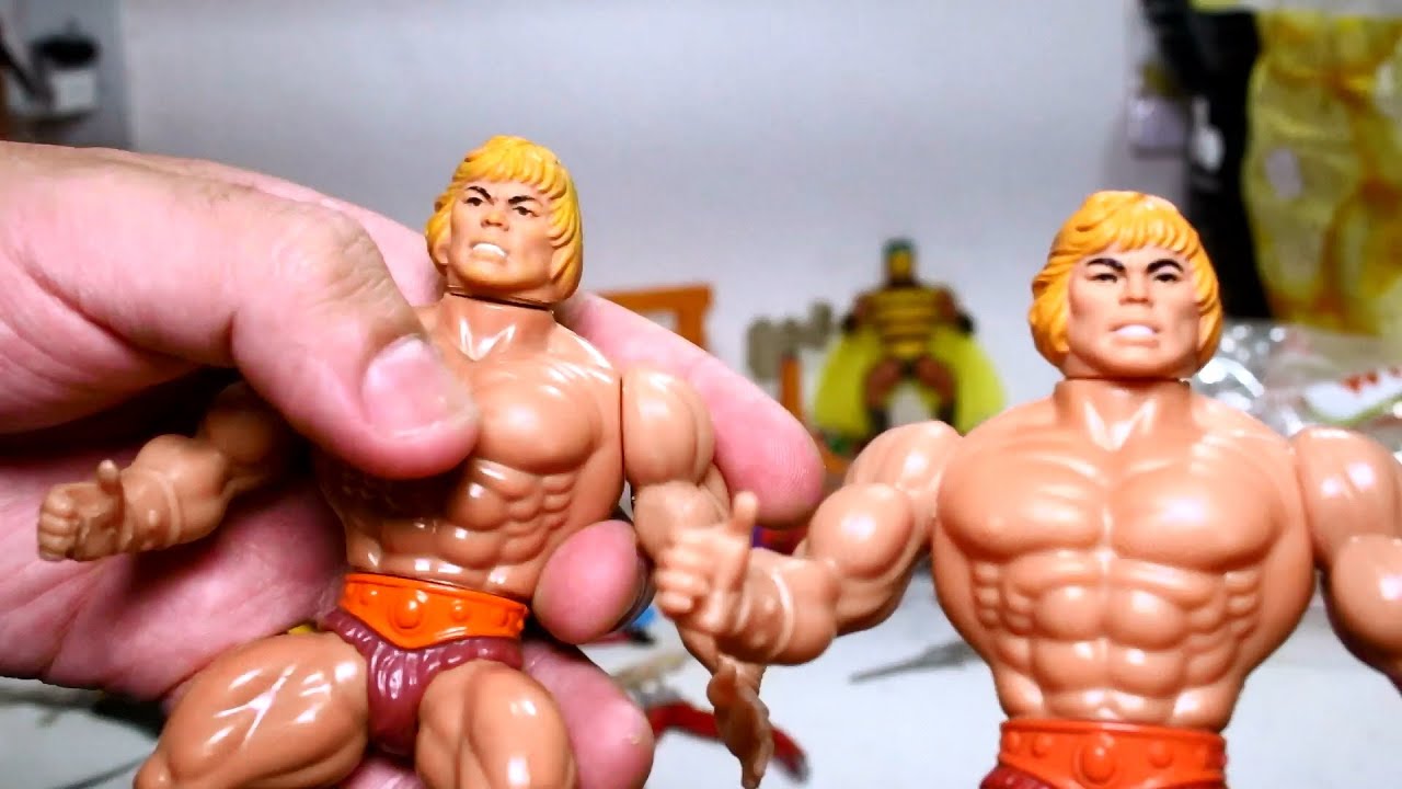 Unboxing de bonecos He-Man e Thundercats anos 80 + reparo de pernas