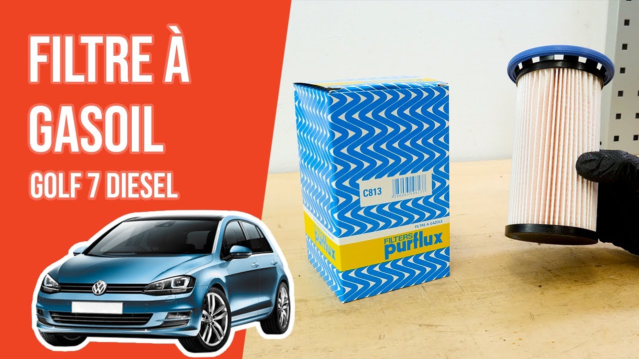 Changer le Filtre à Gasoil Golf 7 1.6 TDI ⛽