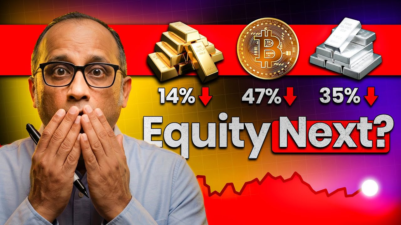 Silver, Gold & Bitcoin Crashed- क्या अब Stocks भी Crash होंगे #bulltrack #nifty