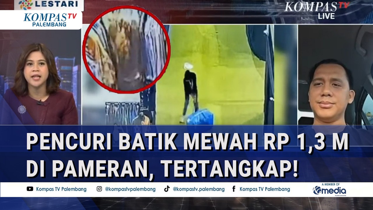 Polisi Tangkap Pencuri Batik Mewah Rp 1,3M di Pameran, Sindikat?