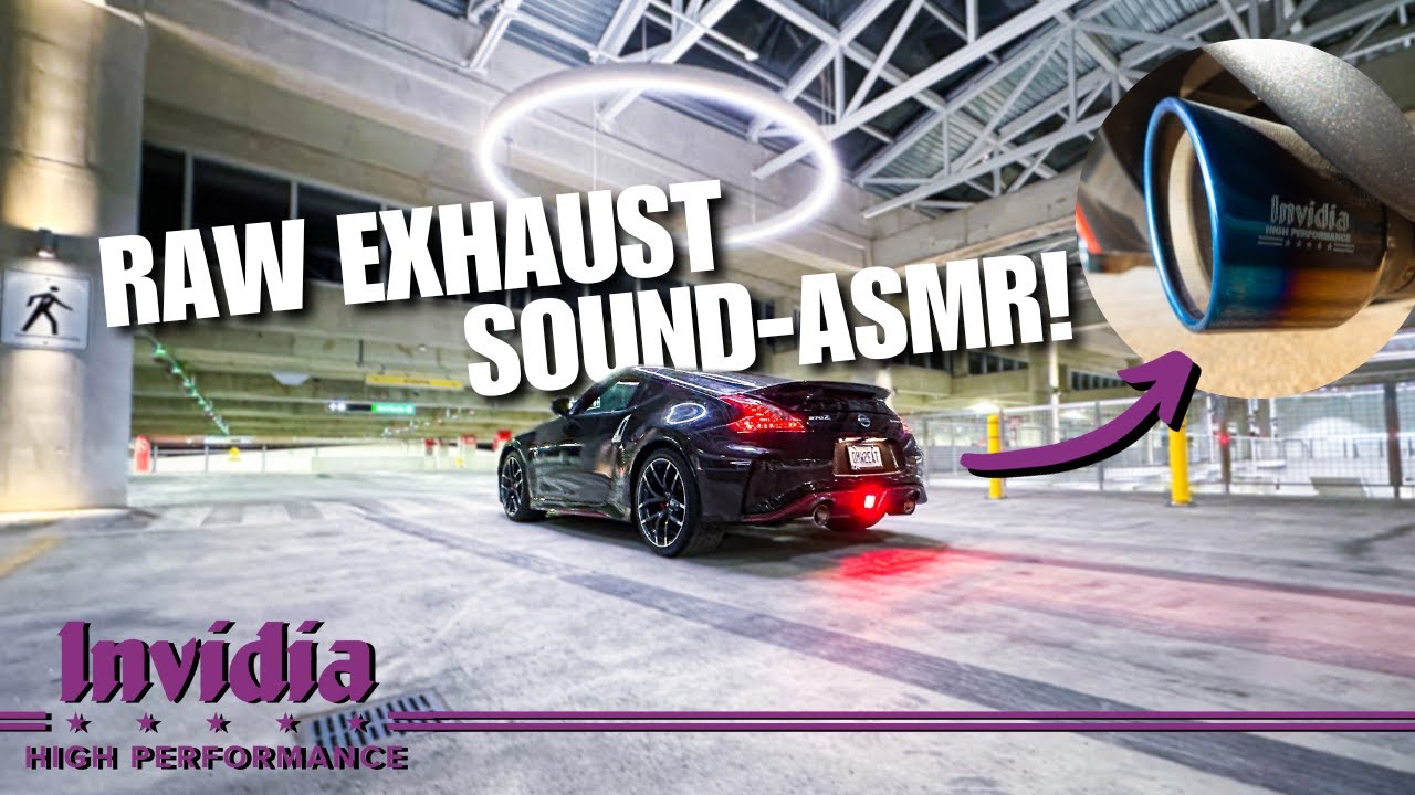 9 MINUTES OF EXHAUST SOUNDS ASMR | Stock VS Invidia - Invidia Gemini Exhaust - Nissan 370Z
