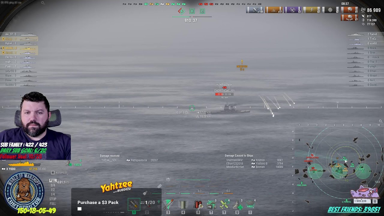 #2 World of Warships Streamer #worldofwarships #twitch #streamer