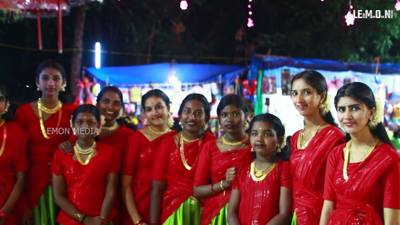 കുഞ്ഞിക്കാലുകളാല്‍ അമ്മയുടെ നടയില്‍ ചേച്ചിമാരുടെ നൃത്തത്തിനൊപ്പം | Chellamangalam Devi Temple