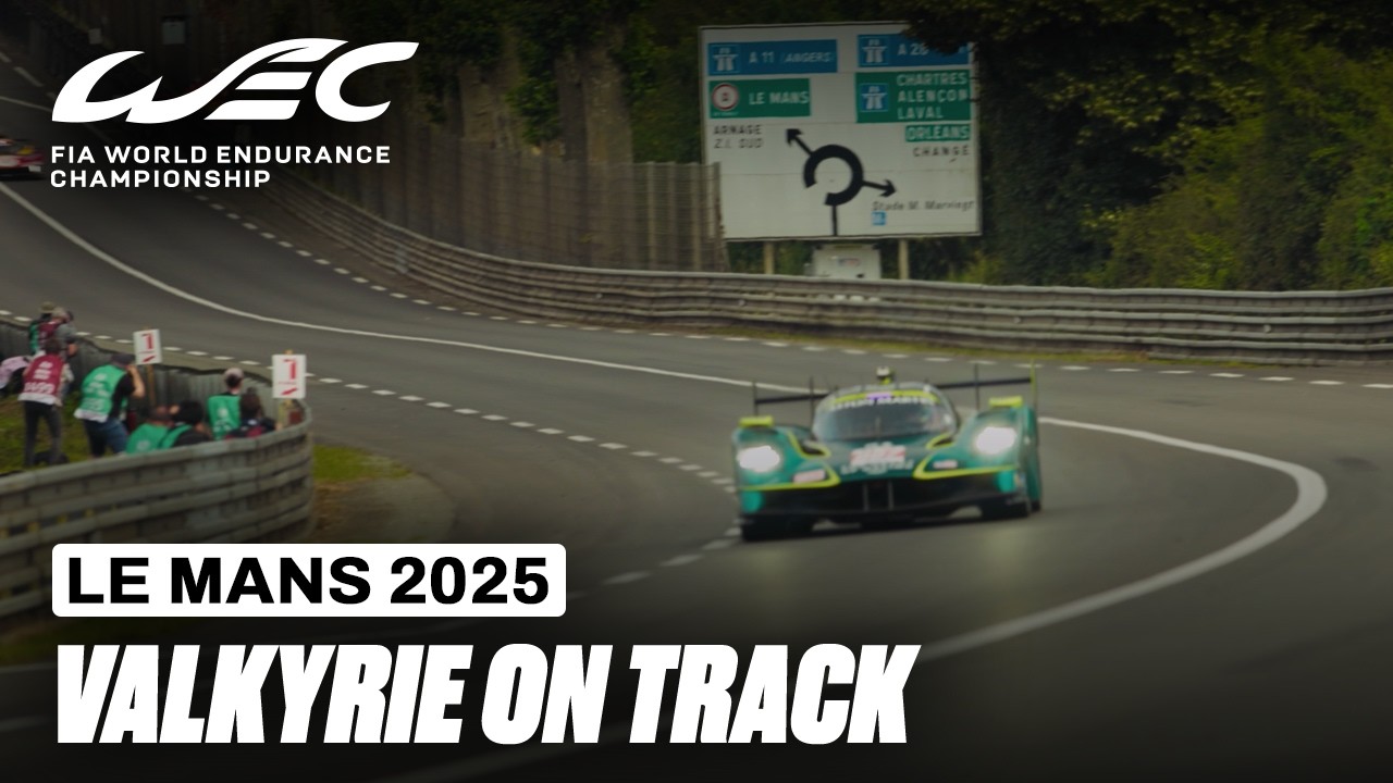 The Aston Martin Valkyrie First Laps At Le Mans 🔥 | 24 Hours of Le Mans 2025 | FIA WEC