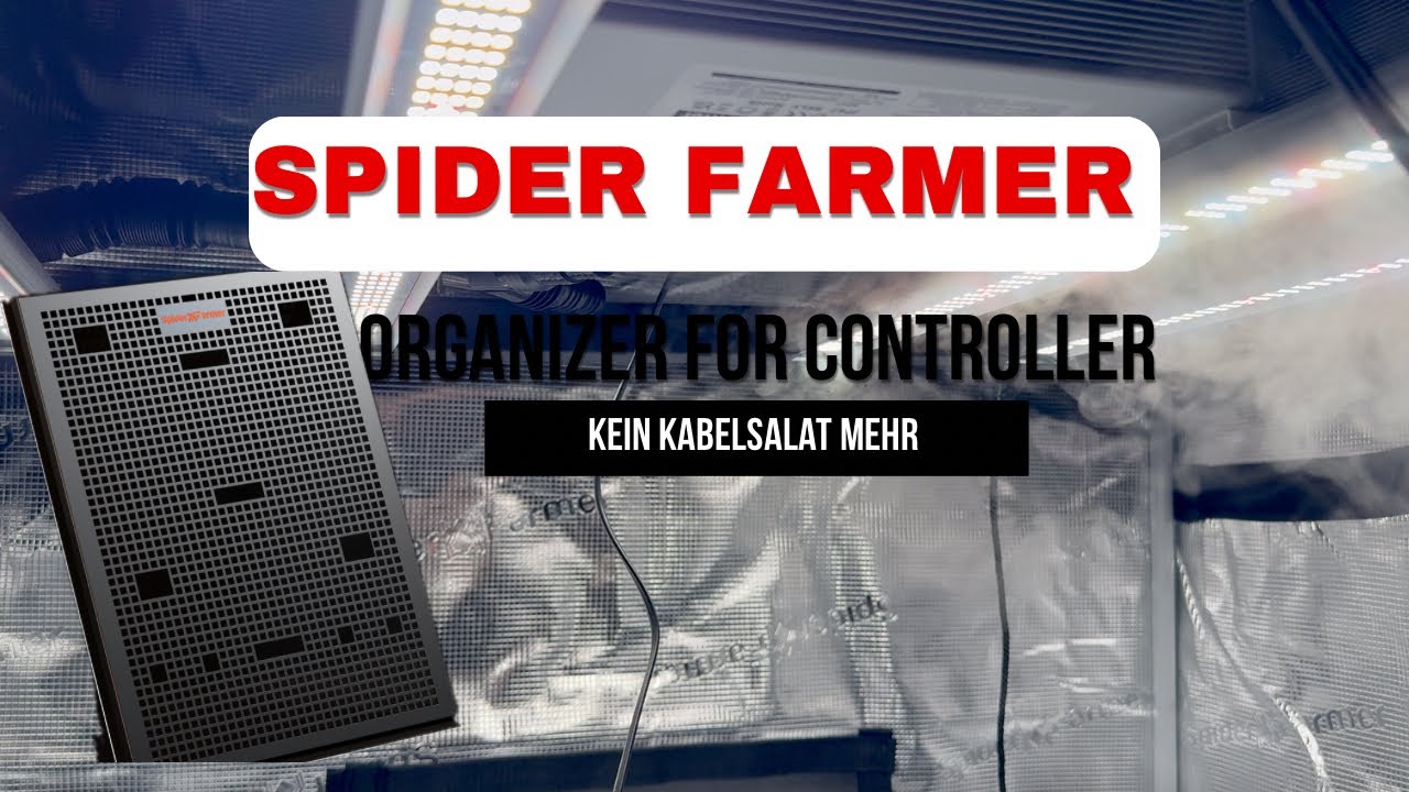 Spider Farmer Gear Board – ENDLICH Ordnung im Grow Setup! 🔥 (GGS Controller Setup & Kabelmanagement)