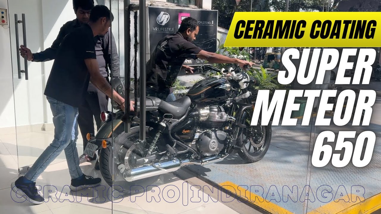 Ceramic Coating on Super Meteor 650 | VLOG 87 |